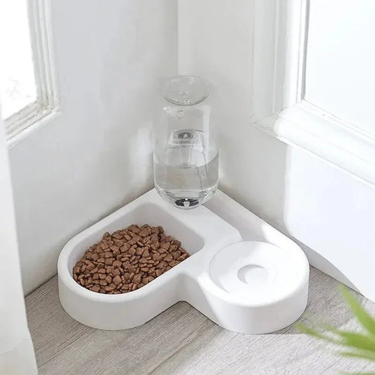 “Automatic Pet Water & Food Bowl – Multi - Functional Cat & Dog Feeding and Drinking Station, Moisture - Proof Dual - Use Bowl” - RELUX.STORE