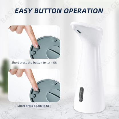 Automatic Sensor Soap Dispenser White High Quality Abs Waterproof Hand Soap Sensor Bathroom Smart Wash Handpiece - RELUX.STORE