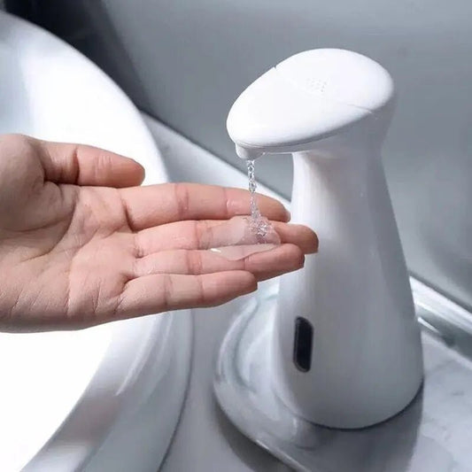 Automatic Sensor Soap Dispenser White High Quality Abs Waterproof Hand Soap Sensor Bathroom Smart Wash Handpiece - RELUX.STORE