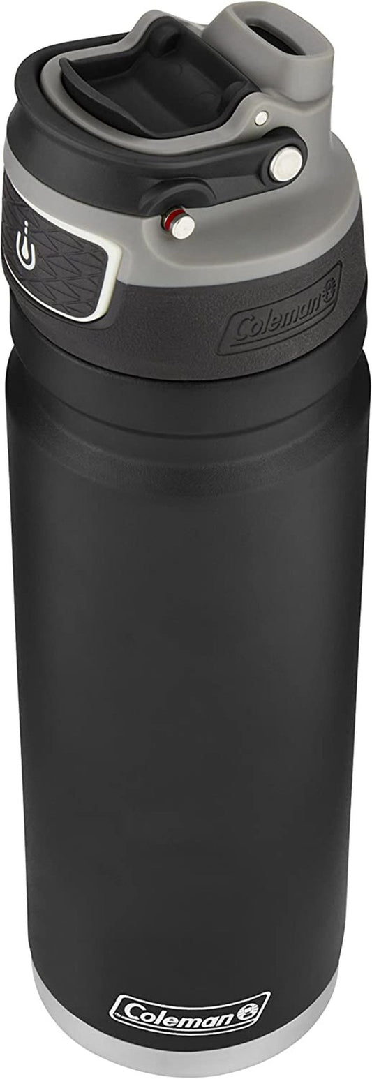 Autoseal Freeflow Stainless Steel Water Bottle – 24oz Black, Leak - Proof, BPA - Free, Insulated for Hot & Cold Drinks - RELUX.STORE