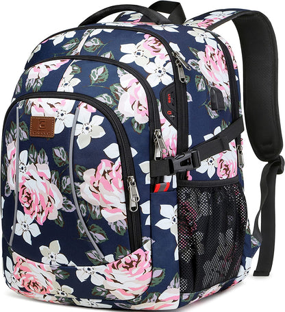 Backpack,17.3In Durable Travel Laptop Backpack, College Backpack,Rfid anti Theft Pocket Big Business Computer Bag,Water Resistant School Bookbag for Teens Men Women,Gifts Grey
