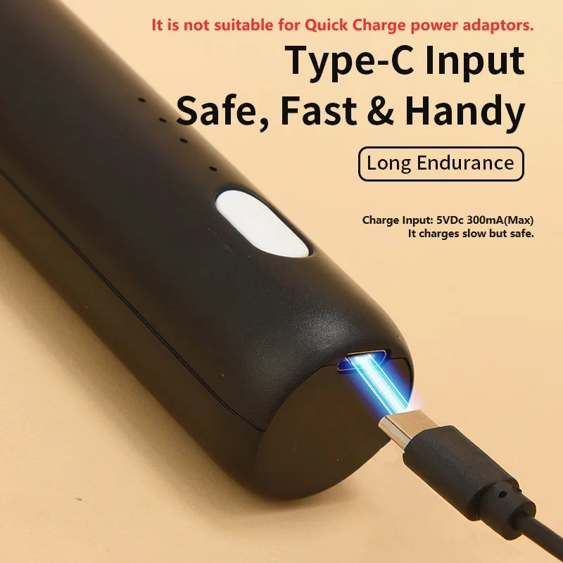 HOT Electric Milk Frother + Egg Beater Wireless Type-C Charging 3 Speeds Mini Handheld Foam Maker Coffee Whisk Cooking Tools