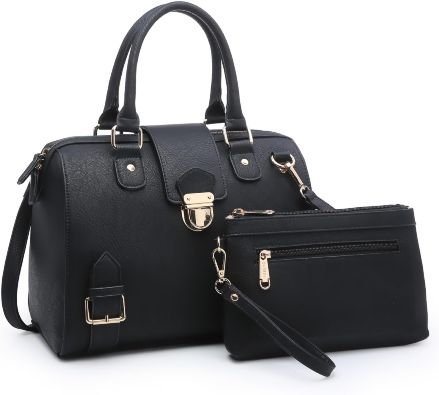 Women Barrel Handbags Fashion Satchel Bags Top Handle Shoulder Purses Vegan Leather Work Tote