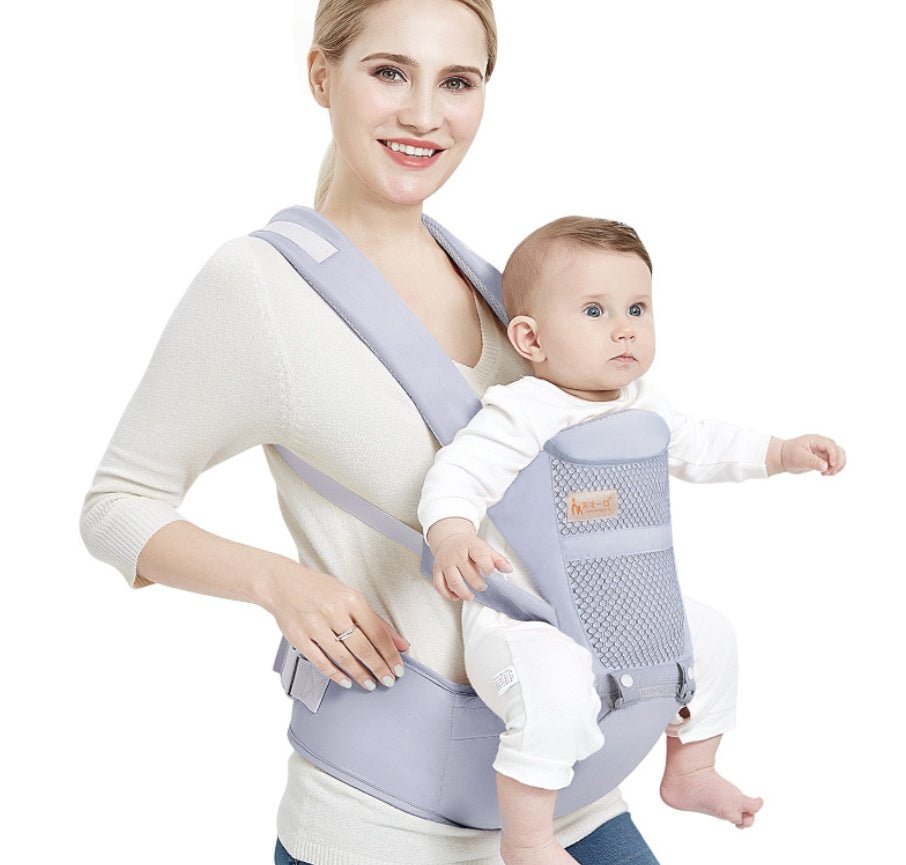 “Baby Carrier Waist Stool – Multifunctional Ergonomic Baby Hip Seat with Storage | Comfortable Child Sitting Carrier Bag for Parents & Infants” - RELUX.STORE