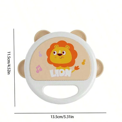 “Baby Clapping Tambourine – Handheld Percussion Musical Instrument for Toddlers, Adorable Early Learning Music Toy for Kids” - RELUX.STORE
