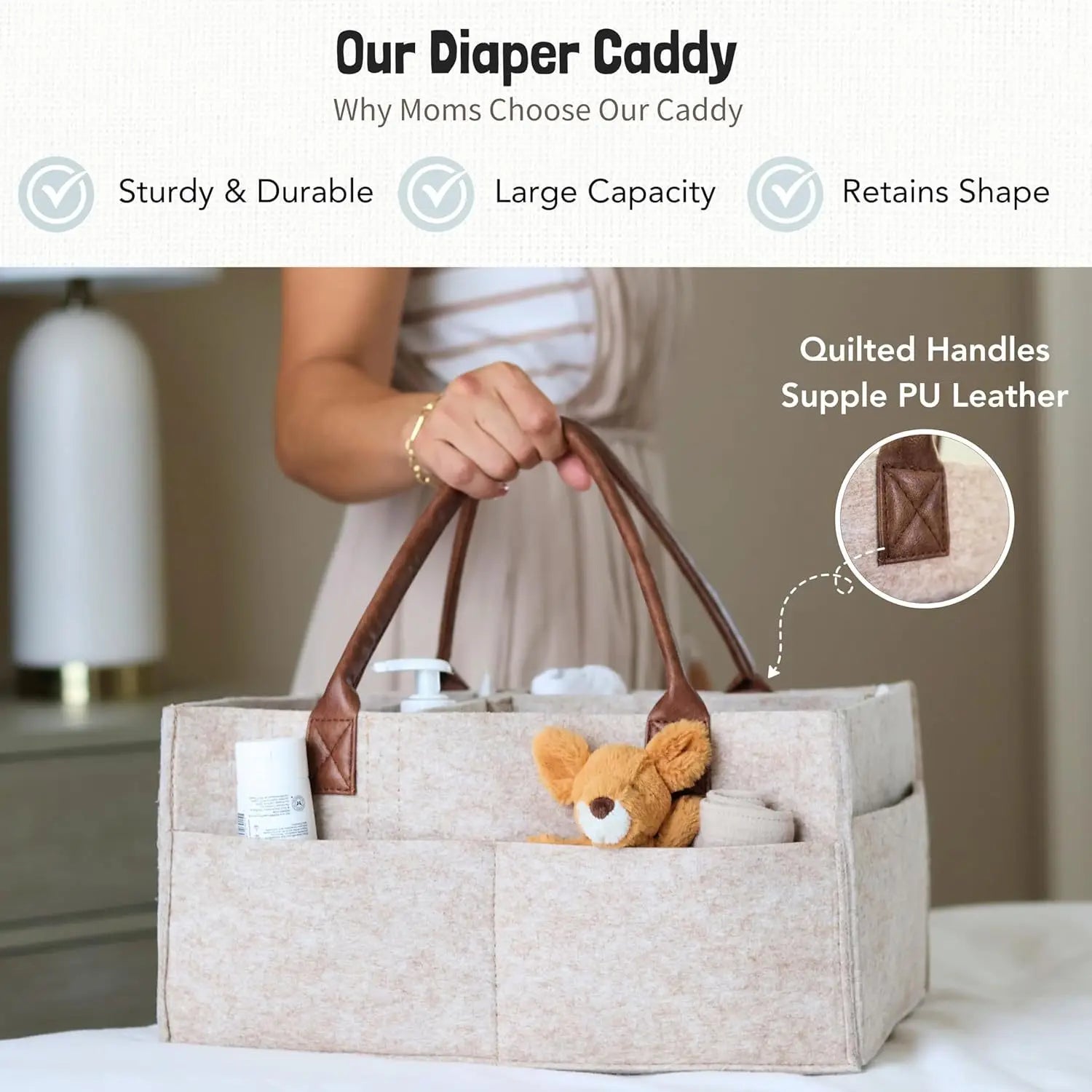 🍼 Baby Felt Storage Nursery Organizer – Keep Your Nursery Tidy & Stylish! - RELUX.STORE
