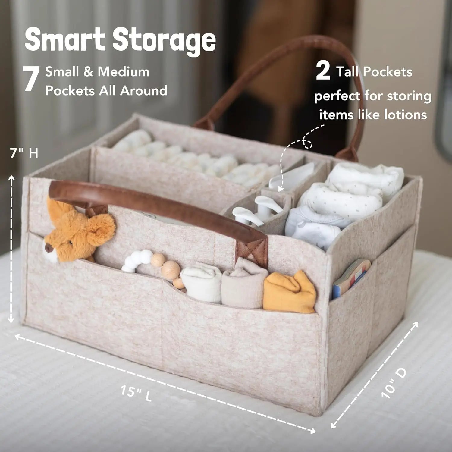 🍼 Baby Felt Storage Nursery Organizer – Keep Your Nursery Tidy & Stylish! - RELUX.STORE