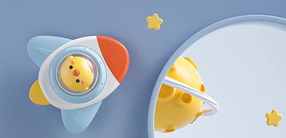 "Baby Montessori Spin Cup Top – Bath Toy with Suction, Rotating Rattles & Sensory Fidget Spinner for Early Learning" 🍼🌀✨ - RELUX.STORE