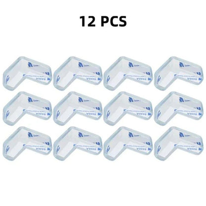 “Baby Safety Corner Protectors – 4/8/12pcs Transparent Silicone Table Edge Guards | Child Anti - Collision Corner Cushions for Furniture Protection” - RELUX.STORE