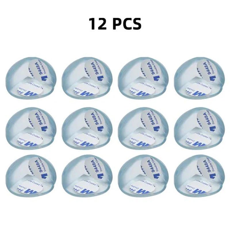“Baby Safety Corner Protectors – 4/8/12pcs Transparent Silicone Table Edge Guards | Child Anti - Collision Corner Cushions for Furniture Protection” - RELUX.STORE