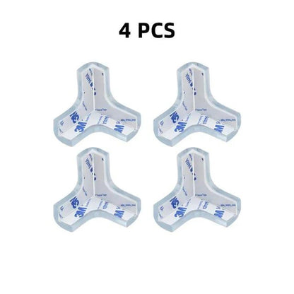 “Baby Safety Corner Protectors – 4/8/12pcs Transparent Silicone Table Edge Guards | Child Anti - Collision Corner Cushions for Furniture Protection” - RELUX.STORE