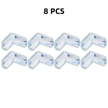 “Baby Safety Corner Protectors – 4/8/12pcs Transparent Silicone Table Edge Guards | Child Anti - Collision Corner Cushions for Furniture Protection” - RELUX.STORE