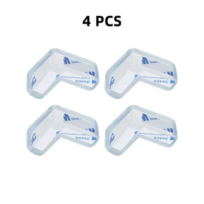 “Baby Safety Corner Protectors – 4/8/12pcs Transparent Silicone Table Edge Guards | Child Anti - Collision Corner Cushions for Furniture Protection” - RELUX.STORE