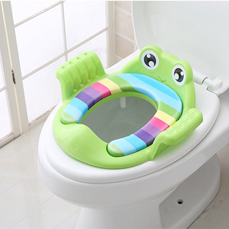 “Baby & Toddler Toilet Seat – Soft Comfortable Kids Potty Trainer Seat for Children | Safe & Adjustable Toilet Training Solution” - RELUX.STORE