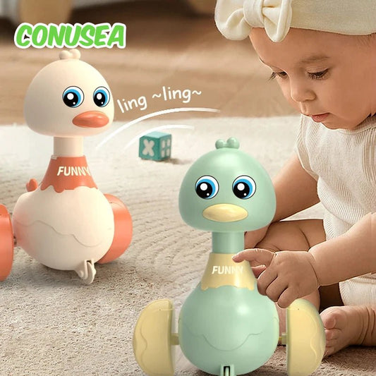 “Baby Toy Swing Duck Pull - Back Car – Cartoon Animal Inertia Vehicle for Toddlers, Early Education Toy for Boys & Girls” - RELUX.STORE