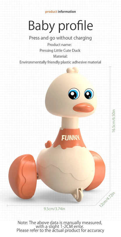 “Baby Toy Swing Duck Pull - Back Car – Cartoon Animal Inertia Vehicle for Toddlers, Early Education Toy for Boys & Girls” - RELUX.STORE