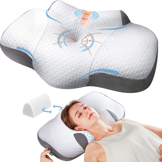 "Back Medical Pillow – Ergonomic Lumbar Support Cushion for Pain Relief, Posture Correction & Spine Health | Orthopedic Pillow by Relux.Store" - RELUX.STORE