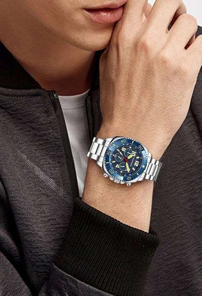 BANGWEI 2025 Luxury Watches Men Fashion Sports Quartz Wristwatches 30M Waterproof Luminous Chronograph Mens Watch Reloj Hombre - RELUX.STORE