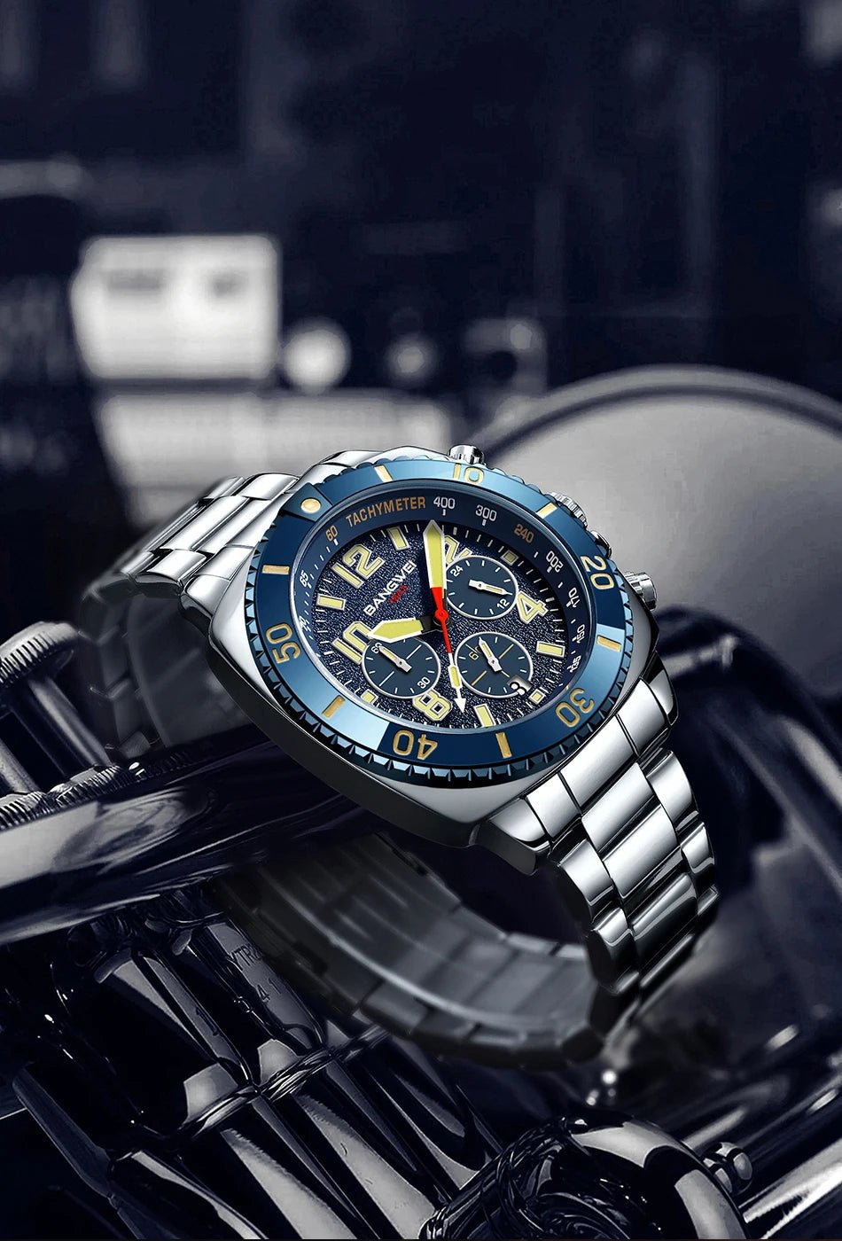 BANGWEI 2025 Luxury Watches Men Fashion Sports Quartz Wristwatches 30M Waterproof Luminous Chronograph Mens Watch Reloj Hombre - RELUX.STORE
