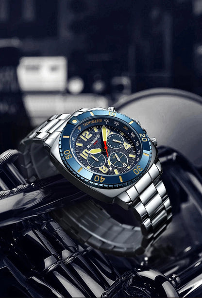 BANGWEI 2025 Luxury Watches Men Fashion Sports Quartz Wristwatches 30M Waterproof Luminous Chronograph Mens Watch Reloj Hombre - RELUX.STORE