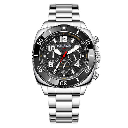 BANGWEI 2025 Luxury Watches Men Fashion Sports Quartz Wristwatches 30M Waterproof Luminous Chronograph Mens Watch Reloj Hombre - RELUX.STORE