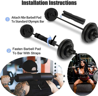 "Barbell Shoulder Pads – Thickened Non - Slip Gym & Weightlifting Squat Pad for Neck & Shoulder Protection by Relux.Store" - RELUX.STORE