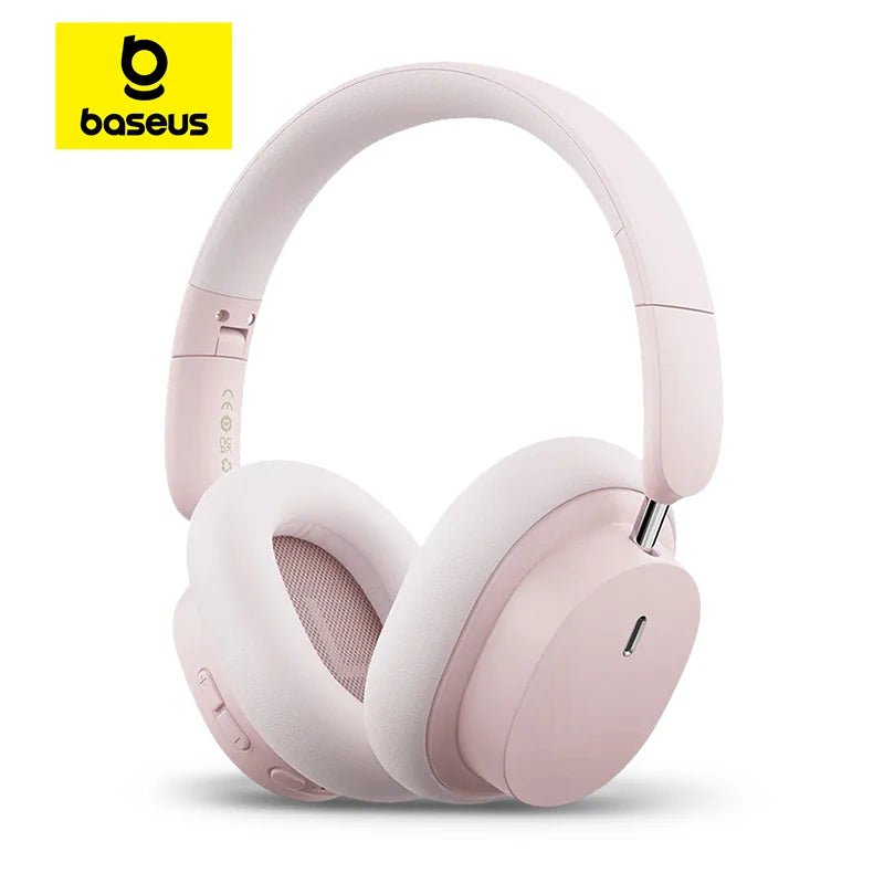 Baseus Bowie D05 Wireless Headphones – 3D Spatial Audio, Bluetooth 5.3, 40mm Drivers, Foldable Over - Ear Headset with 70H Playback - RELUX.STORE