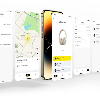 Baseus Bowie D05 Wireless Headphones – 3D Spatial Audio, Bluetooth 5.3, 40mm Drivers, Foldable Over - Ear Headset with 70H Playback - RELUX.STORE