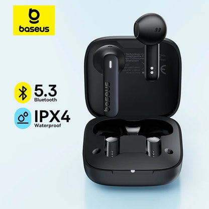 Baseus Bowie E16 Wireless Earphones Bluetooth 5.3 TWS Earbuds IPX4 Waterproof Earphone 30H Playtime 13mm Driver HIFI Headphones - RELUX.STORE