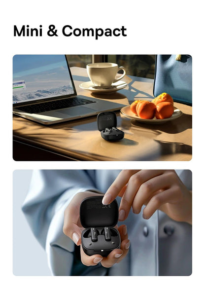 "Baseus Bowie E19 Wireless Earphones – Bluetooth 5.3, Big Bass 12mm Drivers, IPX5 Waterproof, 33H Battery Life Earbuds" - RELUX.STORE
