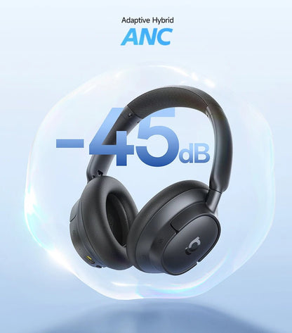 "Baseus EH10 ANC Wireless Headphones – 45dB Adaptive Hybrid Noise Cancelling, Hi - Res LDAC, Bluetooth 6.0, 80H Playtime" - RELUX.STORE