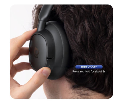 "Baseus EH10 ANC Wireless Headphones – 45dB Adaptive Hybrid Noise Cancelling, Hi - Res LDAC, Bluetooth 6.0, 80H Playtime" - RELUX.STORE