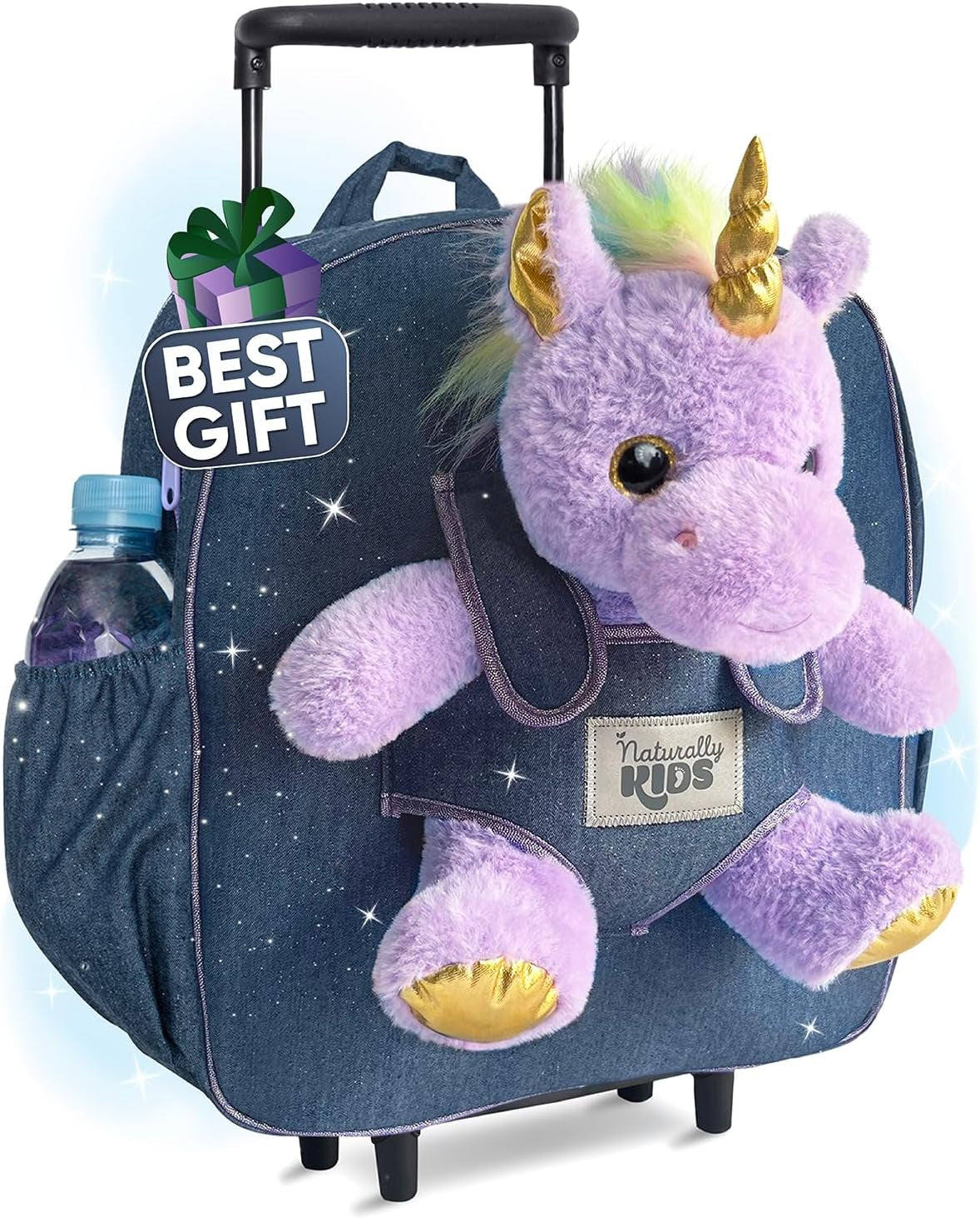 Wolf Backpack, Wolf Toys for Kids 3-5, Toddler Husky Stuffed Animal Gifts for 2 3 4 5 Year Old Girl Boy