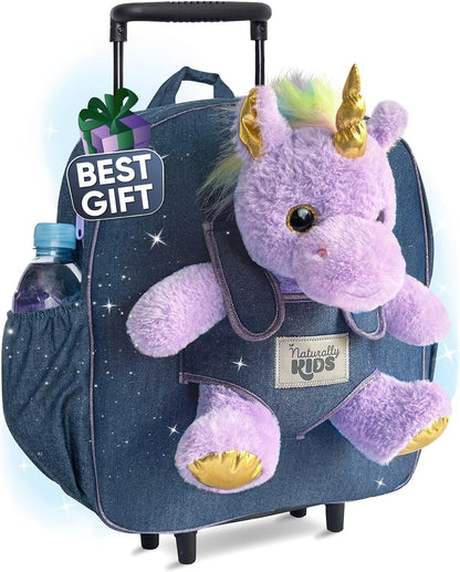 Wolf Backpack, Wolf Toys for Kids 3-5, Toddler Husky Stuffed Animal Gifts for 2 3 4 5 Year Old Girl Boy