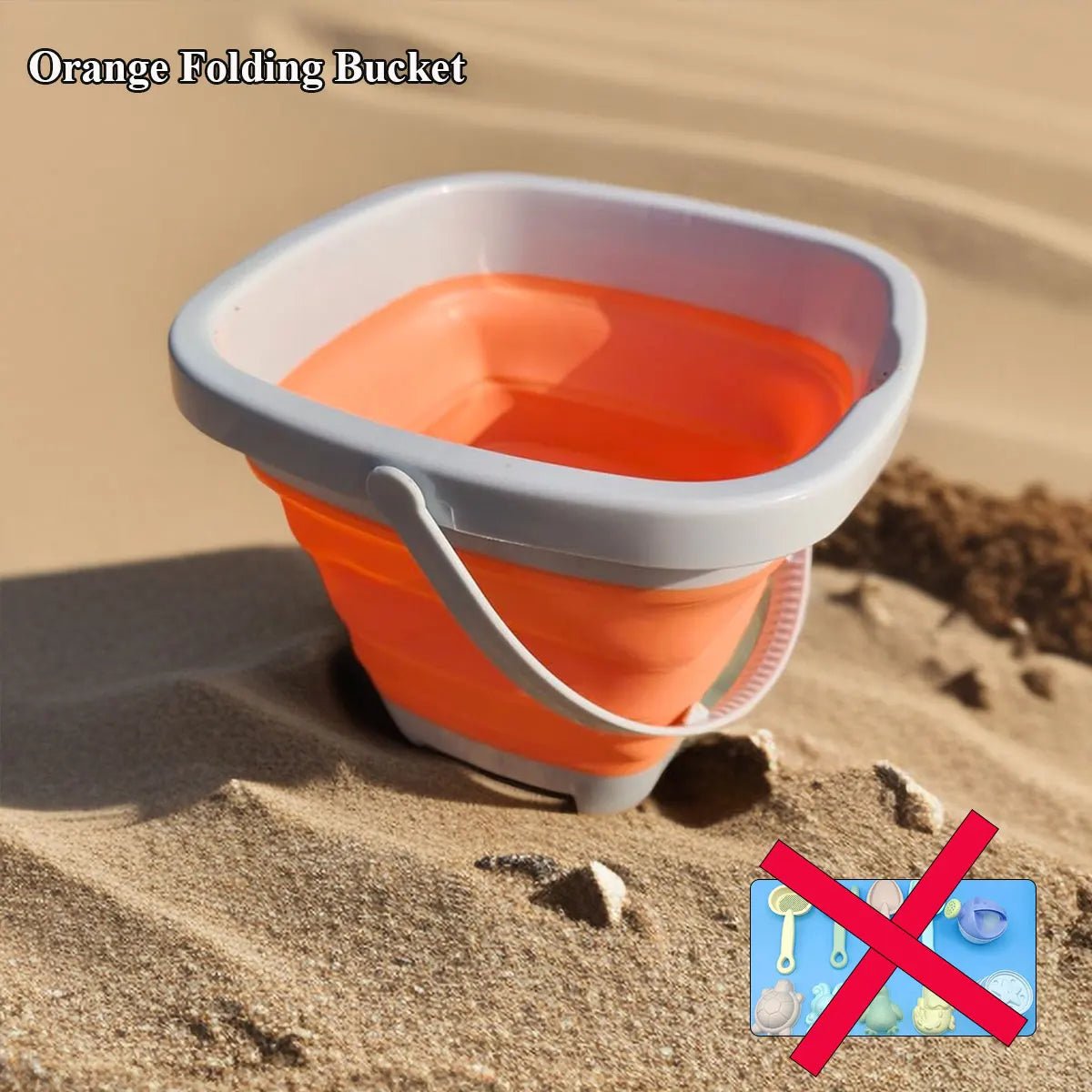 “Beach Sand Play Water Set – Folding Bucket & Sandbox Toys for Kids, Outdoor Summer Game Accessories (Color Random, 1/5/11 PCS)” - RELUX.STORE