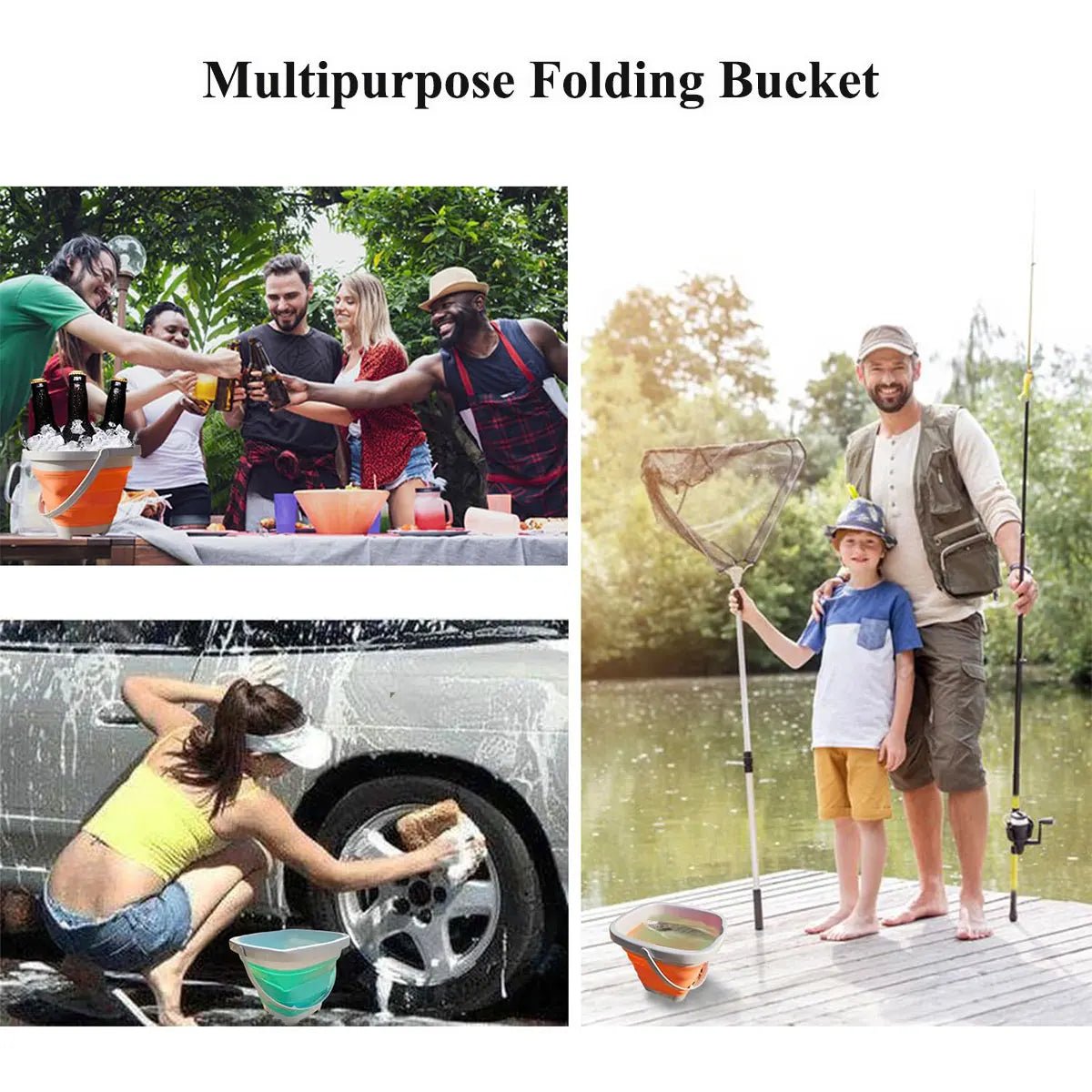 “Beach Sand Play Water Set – Folding Bucket & Sandbox Toys for Kids, Outdoor Summer Game Accessories (Color Random, 1/5/11 PCS)” - RELUX.STORE