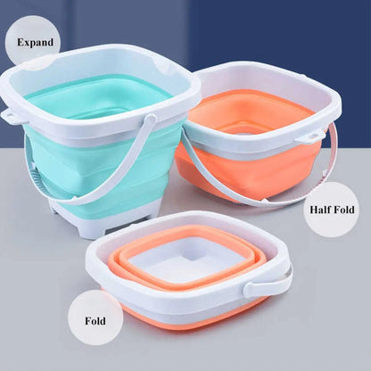 “Beach Sand Play Water Set – Folding Bucket & Sandbox Toys for Kids, Outdoor Summer Game Accessories (Color Random, 1/5/11 PCS)” - RELUX.STORE