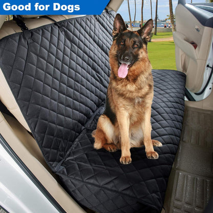 Bench Car Seat Cover Protector – Waterproof, Heavy - Duty, Nonslip Pet Car Seat Cover for Dogs, Universal Fit for Cars, Trucks & SUVs (Black) - RELUX.STORE