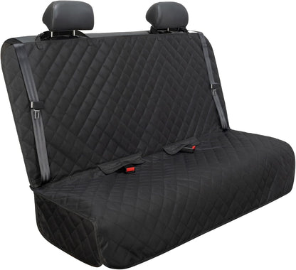 Bench Car Seat Cover Protector – Waterproof, Heavy - Duty, Nonslip Pet Car Seat Cover for Dogs, Universal Fit for Cars, Trucks & SUVs (Black) - RELUX.STORE