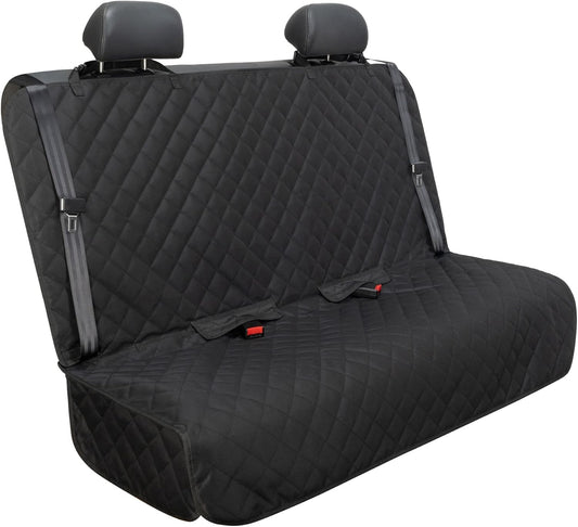 Bench Car Seat Cover Protector – Waterproof, Heavy - Duty, Nonslip Pet Car Seat Cover for Dogs, Universal Fit for Cars, Trucks & SUVs (Black) - RELUX.STORE