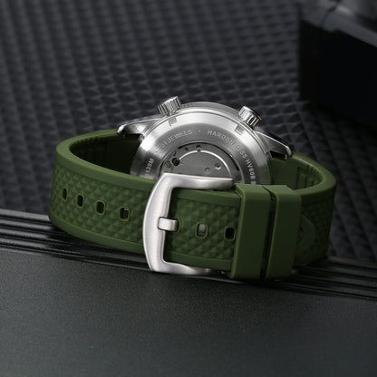 BERNY 20Bar Diver Men Mechanical Watch Miyota 8215 Super Luminous Sapphire Swiming Automatic Self Wind Silicone Men Wristwatch - RELUX.STORE