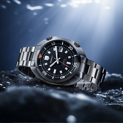 BERNY Automatic Diver Watch for Men Super Luminous Wristwatch Sapphire Sport Mechanical 20ATM 1970 Compressor Diving Men Watches - RELUX.STORE