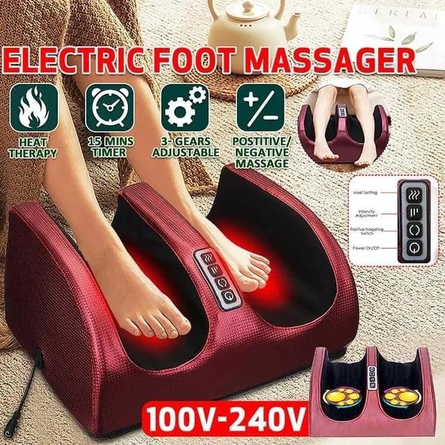 Best Electric Foot Massager for Pain Relief & Relaxation – Deep Kneading Therapy at Home" - RELUX.STORE