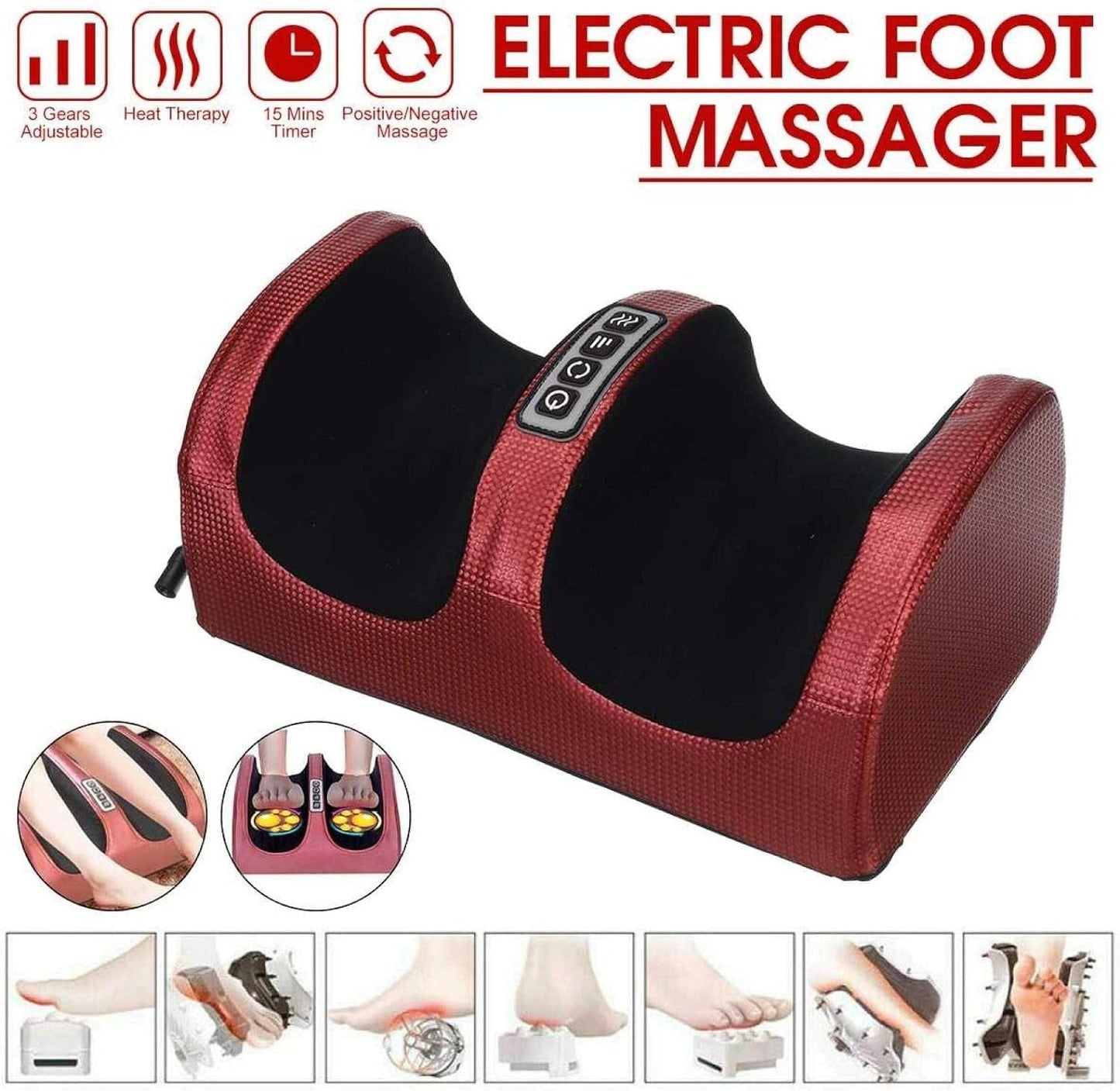 Best Electric Foot Massager for Pain Relief & Relaxation – Deep Kneading Therapy at Home" - RELUX.STORE