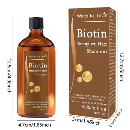 Biotin hair Growth shampoo anti - hair loss treatment for men and women rapid thickening and re - oil beauty health - RELUX.STORE
