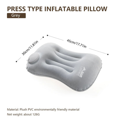 “BISINNA Inflatable Camping Pillow – Ultralight Travel & Hiking Air Pillow for Neck & Lumbar Support, Portable Outdoor Sleeping Cushion” - RELUX.STORE