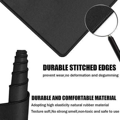 Black map Mouse Pad XXL Office Mousepad Computer Keyboard Pads MouseMat Gamer Soft Office Carpet Table Mat New Desktop Desk Mats - RELUX.STORE