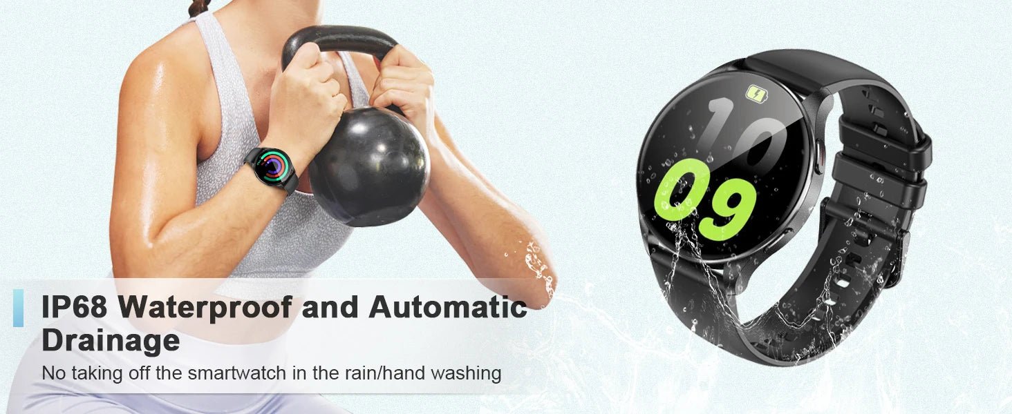 Blackview X20 Smart Watch with Health Monitoring Fitness Tracking 1.43” HD AMOLED Screen Bluetooth Watches for Men Women Gifts - RELUX.STORE