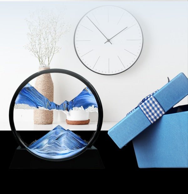 BLUE HOURGLASS DECOR - RELUX.STORE