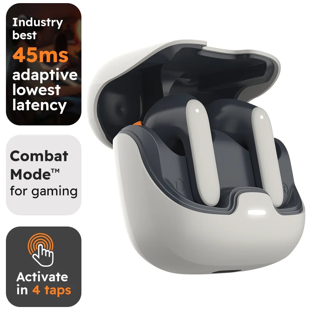 "Bluetooth 5.4 TWS Wireless Earbuds with ENC Noise Cancelling, Dual Mic, Ultra - Low Latency Gaming Earphones, Hi - Fi Sound In - Ear Headphones" - RELUX.STORE